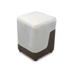 Ottoman Brown & White