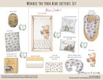 Cot Duvet Bedding Winnie The Pooh Bear Sketches