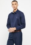 Pierre Cardin Plain Stretch Formal Shirt - Navy