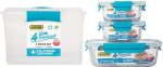 Addis Plastic Glass Grocery Container - 5.5 L