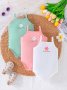 3pcs Baby's Cartoon Flower Print Triangle Bodysuit Casual Sleeveless Romper Toddler & Infant Girl's Onesie For Summer As Gift