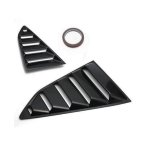 Vw Golf MK5 Gloss Black Quarter Window Louvers Pair - Autostyle Motorsport South Africa