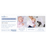 Deluxe Muslin Receiver - Pink Flowers