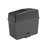 Opuweiy Car Trash Can Push-button Storage Box Trash Can With Adjustable Bottom Clip For Auto Office Home Black 8.2" X 7.8" X 3.9