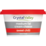 Crystal Valley Medium Fat Cream Cheese With Sweet Chilli 175G