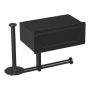 Drawer-style Toilet Paper Holder With Storage Drawer-stainless Steel
