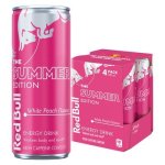 Red Bull The Peach Edition White Peach Flavour Energy Drink 4 X 250ML
