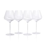 Le Creuset Set Of 4 Burgundy Wine Glasses