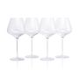 Le Creuset Set Of 4 Burgundy Wine Glasses