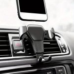 Gravity Car Phone Mount - Secure Air Vent Holder For Safe Driving Non-waterproof Home Storage & Organization Accessory
