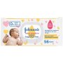 Johnsons Johnson's Extra Sensitive Baby Wipes Pack Of 56 Wipes