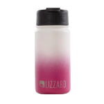 Lizzard Flask 415ML Assorted - Pink White Ombre