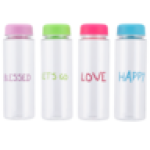 Water Bottle Worded 500ML Colour May Vary