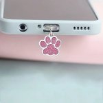 1PC Cute Pink Dust Plug For Mobile Phone Suitable For Type-c iphone Interface