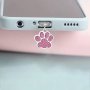 1pc Cute Pink Dust Plug For Mobile Phone Suitable For Type-C/iPhone Interface