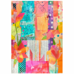 Deco Print Collage Background