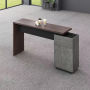 Gof Furniture - Misty Office Desk Dark Brown