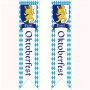 Gotipuka Oktoberfest Banner Set - 2 Polyester Fabric Flags For Beer Festival Decorations & Party Supplies