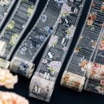 A Roll Of Lace Floral Pet Tape For Journal Diy Collage Decoration Magazine Album Scrapbook Stickers