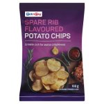 Pnp Spare Rib Flavoured Potato Chips 100G