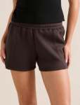 Lenny Logo Lounge Shorts - L Dark Chocolate