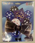Fathers Balloon 8 Pack