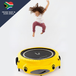 Plush Kids Rebounder Cover Yellow Car