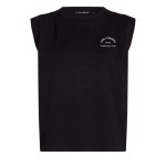 Rue St-guillaume Oversized Tank Top -black