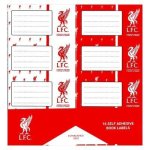 Liverpool Football Club Assorted Book Labels 16 Pack