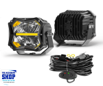 LED 5 Inch 105W LED Spotlight With Amber Covers And Dlr