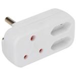 3 Way Adaptor 1X16A + 2 X Euro