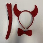 Devil Aliceband Set
