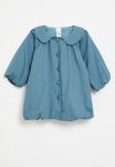 PoP Candy Button Down Bubble Dress-teal