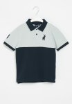 Polo Boys Colour Blocked Golfer - Navy
