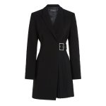 Tailored Blazer Dress -black