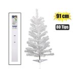 Xmas Tree 91CM White 80 Tips Premium