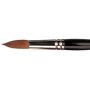 Connoisseur Round Red Sable Brush Size 3/0 Prolene Brush Series 100 Round Short Handle