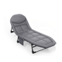 Toxiya Portable Folding Bed Suitable For Camping And Home Use Ergonomic Design Integrated Mattress Design Breathable And Comfortable Flexible Angle