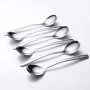 Soup Spoons 6-PACK 18/10 Stainless Steel Large And Heavy Duty Round Spoons