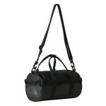 Base Camp Duffel Shoulder Bag In Black-asphalt Grey