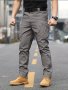 Men's Solid Color Multi-pocket Tactical Cargo Pants Durable And Versatile Bottoms For Outdoors Activities