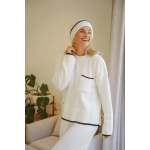 Jesse Cotton Roundneck Knit - Frost Large
