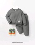 Gray Cotton Gender Neutral Activewear