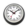 Desk Globe Clock Black