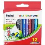 WAX CRAYONS Foska 12PC