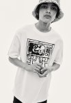 Keith Haring X : Printed T-Shirt - White Multi