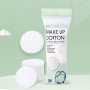 100pcs Soft Breathable Cotton Rounds - Round Makeup Remover Pads - Suitable For Daily Facial Cleansing And Makeup Removal - Perfect For Home And