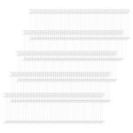 5000 Pieces Standard Tagging Fasteners Standard Tag Pins Plastic Regular Garment Clothing Price Tag Label Standard Tagging Barbs