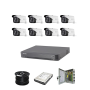 Hikvision 8CH 5MP Turbo HD Kit - HD Dvr - 8 X HD 5MP Cameras - 1TB Hdd - 100M Cable - 30M Night