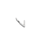 V Alphabet Charm In Silver